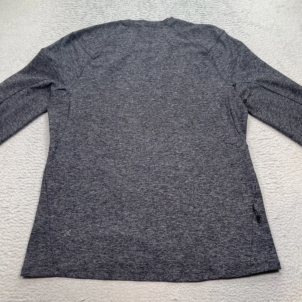 Lululemon Athletic Shirt Men's Size XL Gray Crew Neck Long Sleeve LM3ANASZ40418 - Picture 5 of 7